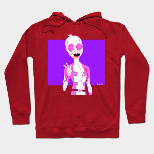 gwenpool Hoodie by jorge_lebeau